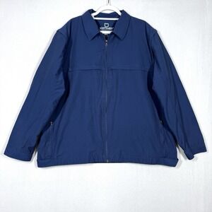 ScotteVest Sterling Jacket Mens XXL 2XL Convertible Sleeves RFID Travel TEC Blue